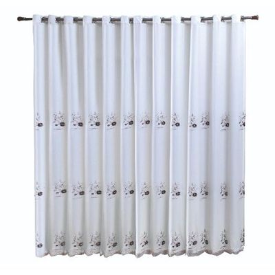 Cortina Dupla Doha Preto 24 Ilhoses 300x250cm Sultan