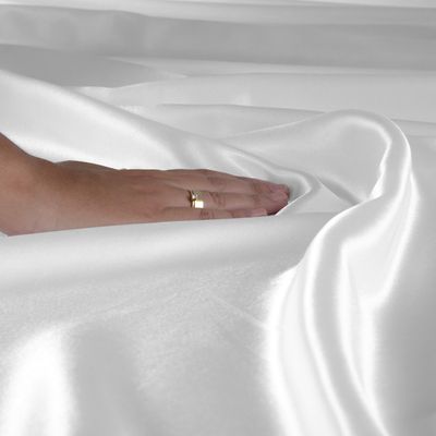 Jogo Cama Lençol Splendore King Cetim Charmousse Alto Brilho 4 Peças - Branco