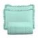 Kit Cobre Leito Colcha Maison Queen c/ Babado Percal 300 Fios 3 Peças - Verde Menta