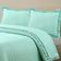 Kit Cobre Leito Colcha Maison Queen c/ Babado Percal 300 Fios 3 Peças - Verde Menta