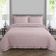 Kit Cobre Leito Colcha Maison Queen c/ Babado Percal 300 Fios 3 Peças - Roxo Malva