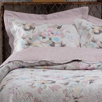 Kit Cobre Leito Colcha Casa Scarpa Mix Queen Estampado Dupla Face Floral 3 Peças - Andréia