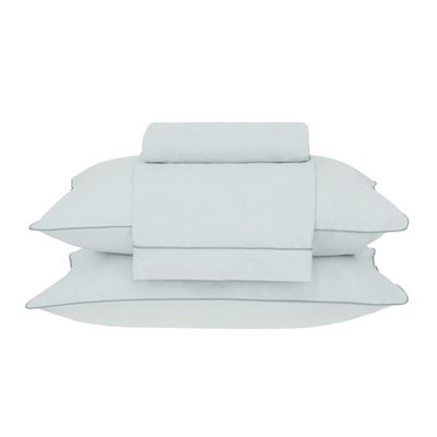 Jogo Cama King 4pcs 180 fios Basic Percalle Verde Buddemeyer