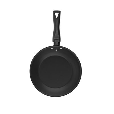 Conjunto de Frigideiras Francesa Antiaderente 18, 20 e 22 cm Preto e Cereja Luz
