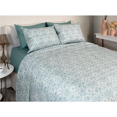 Jogo de Cama Duplo Queen 4 peças 140 Fios 250x240cm Florence Realce Premium - Sultan