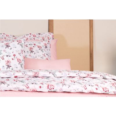 Jogo de Cama Duplo Casal 4 Peças 140 Fios 250x220cm Catarina Realce Premium - Sultan