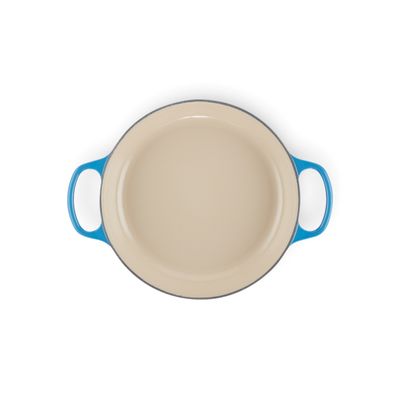 PANELA REDONDA LE CREUSET FUNDA SIGNATURE AZURE BLUE 24CM 21195242202430