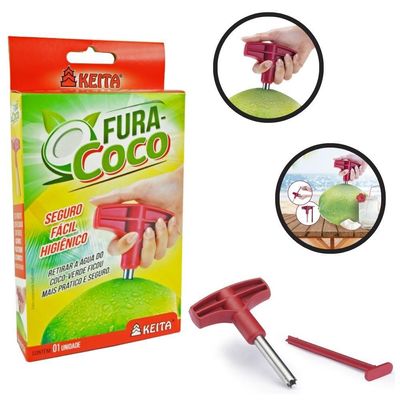 FURA COCO KEITA SEGURO FÁCIL E HIGIÊNICO