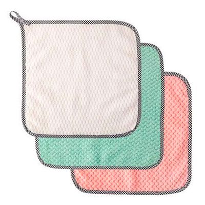 KIT PANOS PARA LIMPEZA MULTIUSO 3 UNIDADES 24 CM X 24 CM