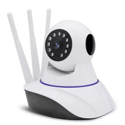 kit 2 Câmeras Robo Ip Icsee 3 Antena Wifi Wireles Hd Audio Visão Noturna