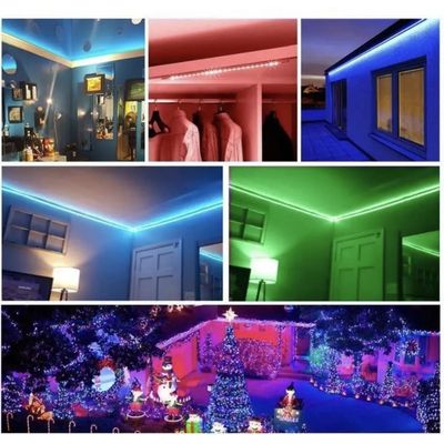 Fita Led 5050 Ip65 Rgb Colors Bi-volt Rolo 5 Mts Prova De Água Com Fonte