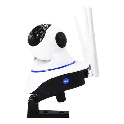 kit 2 Câmeras Robo Ip 3 Antena Wifi Wireles Hd Audio Visão Noturna