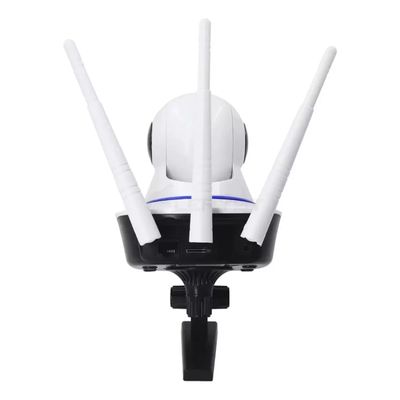 kit 2 Câmeras Robo Ip 3 Antena Wifi Wireles Hd Audio Visão Noturna
