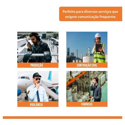 Kit 2 Radios Comunicadores Walk Talk Baofeng BF-777s