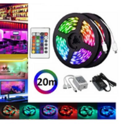 20m Led Faixa De Luz Kit Para Quarto Decorativo