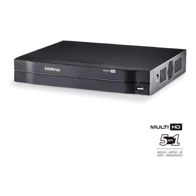 Kit Alarme Residencial s/ Fio E Kit Cftv 4 Câmeras Intelbras 20m completo