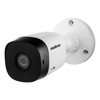 Kit Alarme Residencial s/ Fio E Kit Cftv 4 Câmeras Intelbras 20m completo