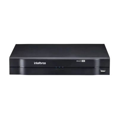 Kit Cftv 4 Cameras Segurança Hd Dvr Intelbras 500GB