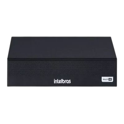 Kit Dvr Intelbras 4 Canais H.265 500gb 4 Câmeras Full Hd 1080p Imagem Colorida a noite 20m