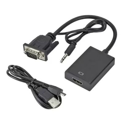 Conversor Vga Macho Para Hdmi Fmea Notebook Pc