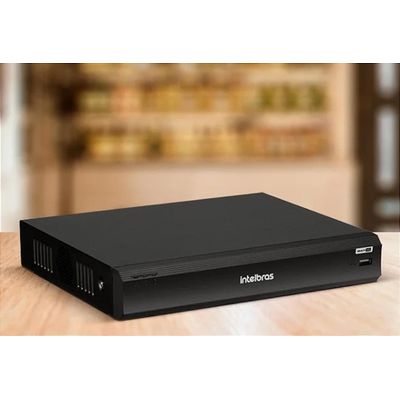 Kit 4 Câmeras Intelbras Fullcolor 1220 Dvr Intelbras mhdx 3008-C