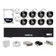Kit Intelbras 8 cameras Full Color Vhd 1120b Dvr 8 Mhdx 1008 C/ HD 500gb