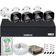 Kit 4 Cameras Segurança Intelbras VHD 3220b + com Audio Full Color 1080p Dvr mhdx 1004c 500gb