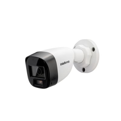 Kit Intelbras 4 Câmeras de Segurança 3220 B Multi-hd Vhd Full Color Com Microfone e Áudio 20m Branca