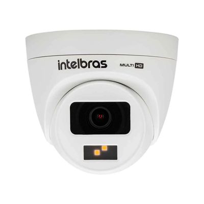 Kit 6 Cameras de Segurança Intelbras Full Color 1220d Dvr Imhdx 3008 Ia Com hd 1tb Purple
