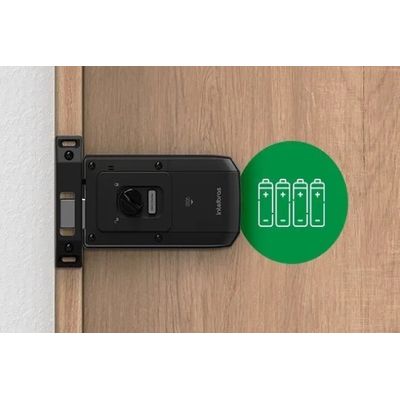 Kit Fechadura Digital Intelbras Ifr1001 Com Ica1001