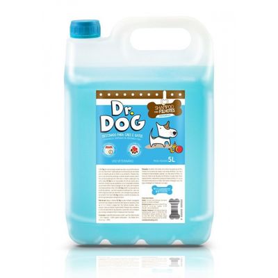 Kit Banho &amp; tosa Dr. Dog Cães e Gatos Premium Shampoo Neutro Hipoalergenico 5litros