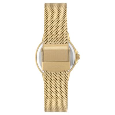 Relógio Technos Feminino Ref: 2036nbh/1k Corações Mesh Dourado
