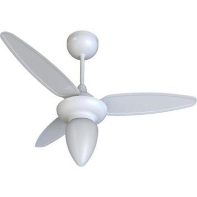 Ventilador De Teto Ventisol 3 Pás Branco Bivolt