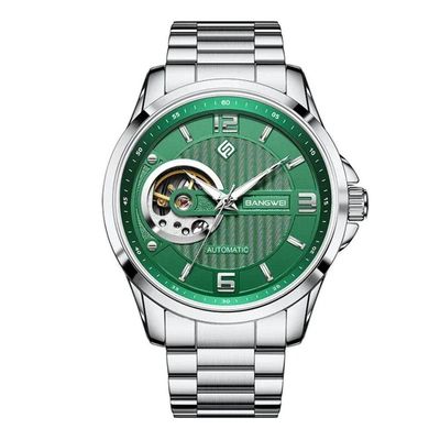 Relógio De Pulso Mecânicos Masculinos Marca Superior Luxo Automático Verde