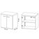 Balcão Para Escritório Home Office Multiuso 2 Portas Orly A02 Olmo Branco - Lyam Decor