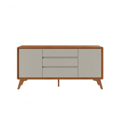 Buffet Sinus 2 Porta 3 Gavetas Mavaular Naturalle-off White