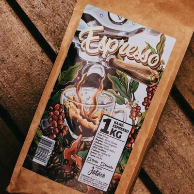 Café Kawá Espresso - 1kg Moído Fino única