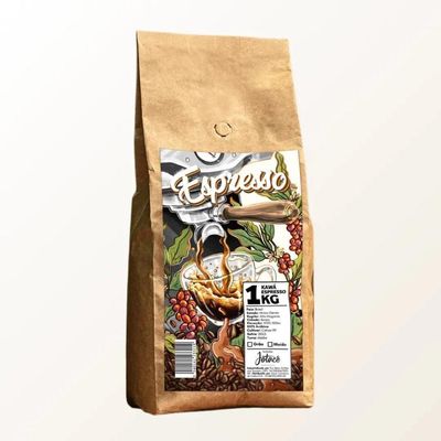 Café Kawá Espresso - 1kg Moído Fino única