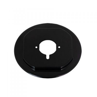 Flange Esmaltada Média Sistema Anti-rotação Para Cooktop Preto
