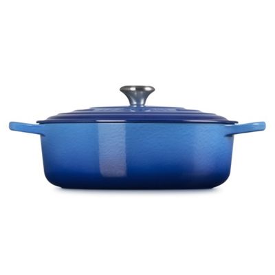 PANELA RISOTTO LE CREUSET SIGNATURE FERRO ESMALTADO 30CM AZURE BLUE 21179302202430