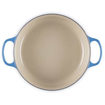 PANELA RISOTTO LE CREUSET SIGNATURE FERRO ESMALTADO 30CM AZURE BLUE 21179302202430