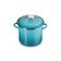 STOCKPOT LE CREUSET EM AÇO ESMALTADO COM PEGADOR EM AÇO INOX 7,6L 22CM AZUL CARIBE 56000081702203