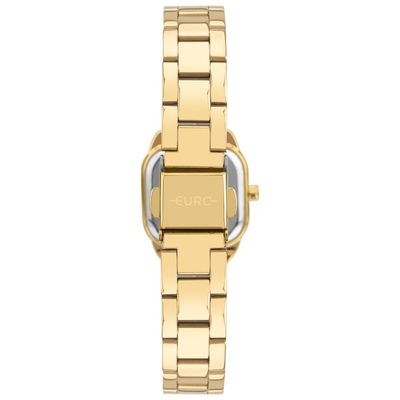 Relógio Euro Feminino Ref: Eu2036yvg/4p Casual Retangular Dourado