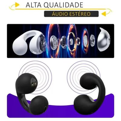Fone Wireless Ergonômico: Design Inovador e Som Envolvente