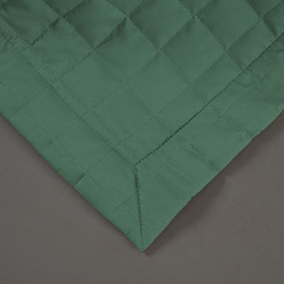 Kit Cobre Leito Colcha Bellini Solteiro Dupla Face Percal 300 Fios Textura Matelassê 2 Peças - Verde