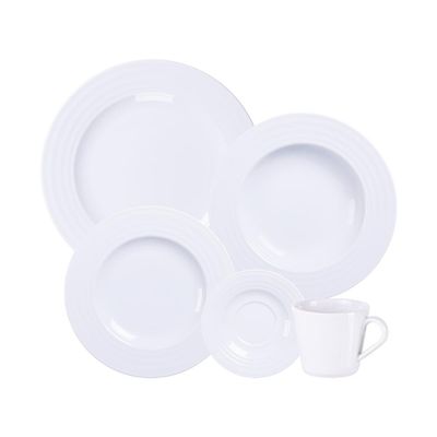 Aparelho de Jantar Tramontina Vibrare em Porcelana Decorada 20 Peças