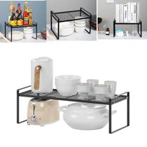 Estante Organizadora Multiuso De Metal Com 3 Níveis Prateleira Compacta Para Cozinha, Banheiro E Escritório