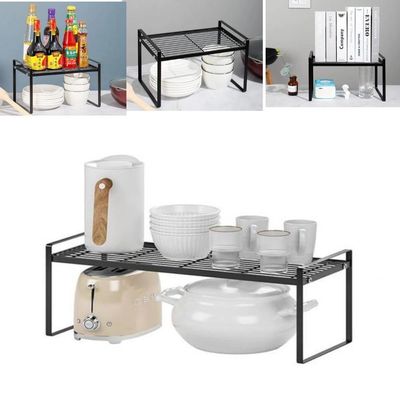 Estante Organizadora Multiuso De Metal Com 3 Níveis Prateleira Compacta Para Cozinha, Banheiro E Escritório