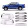 Kit Aplique Cromado Maçaneta Retrovisor Traseira Ranger 2016