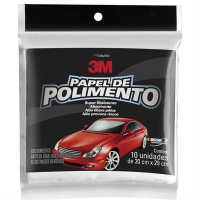 Papel De Polimento Com 10 Folhas - Hb004128193 - 3m Papel De Polimento C-10fls Cuno Latina